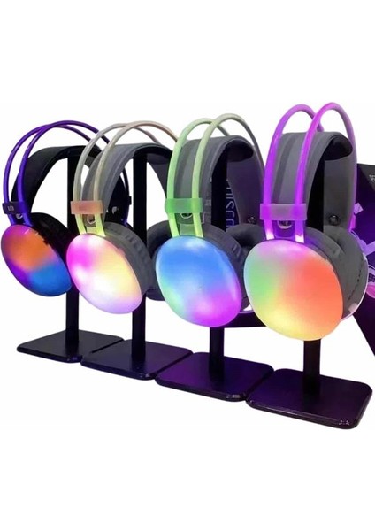 Ds-Derin Yeni Nesil Kulak Üstü Kablosuz Uzun Ömürlü Rgb Işıklı Bluetooth Kulaklık modelleri