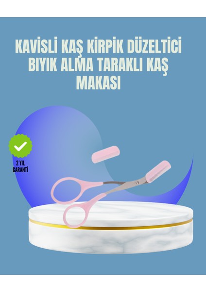 Ds-Derin Tarak ve Fırça Başlıklı Kaş Şekillendirme Makası