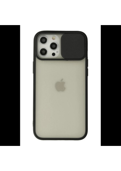 iPhone 12 Pro Max Kılıf Palm Buzlu Kamera Sürgülü Silikon