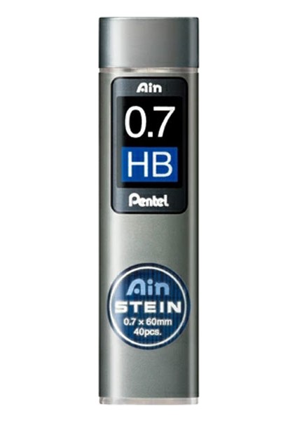 Ain Stein 0.7 mm HB Kalem Uçları 40'lı Paket Gri Renk 60 mm Uzunluk