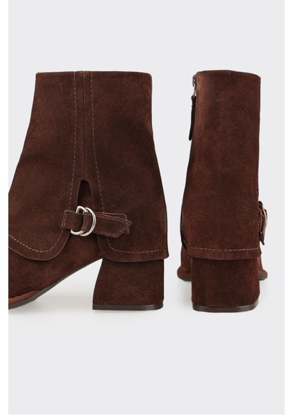 Kahve Deri Kadın Klasik Bot fırsatları