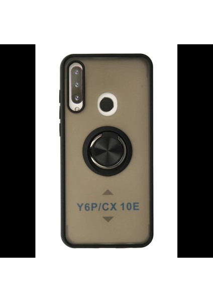 Huawei Y6P Kılıf Montreal Yüzüklü Silikon Kapak