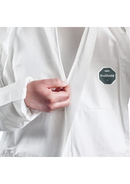 Proshield 60 Lamineli Tek Kullanımlık Kimyasal Dayanımlı Koruyucu Tulum 2xl modelleri