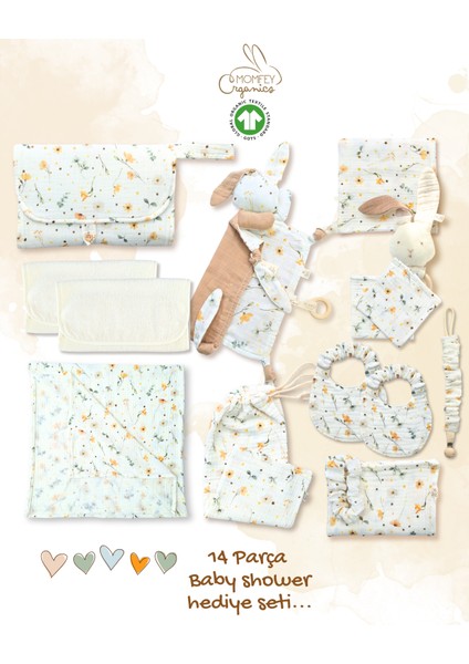 Daisy Dream Baby Shower Müslin Bebek Hediye Seti fiyatları