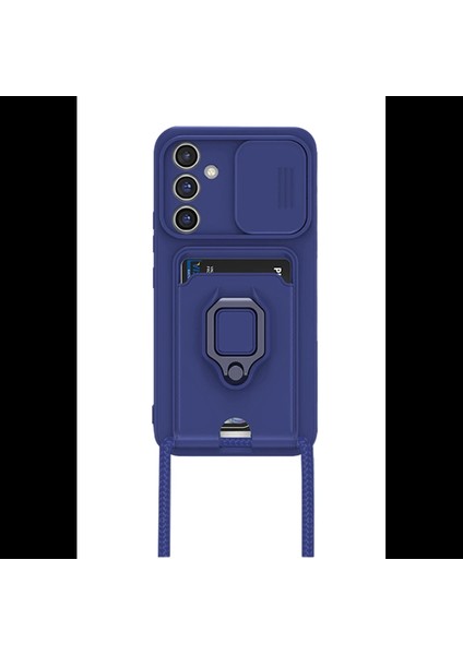 Samsung Galaxy A15 4g Kılıf Zuma Kartvizitli Yüzüklü Silikon