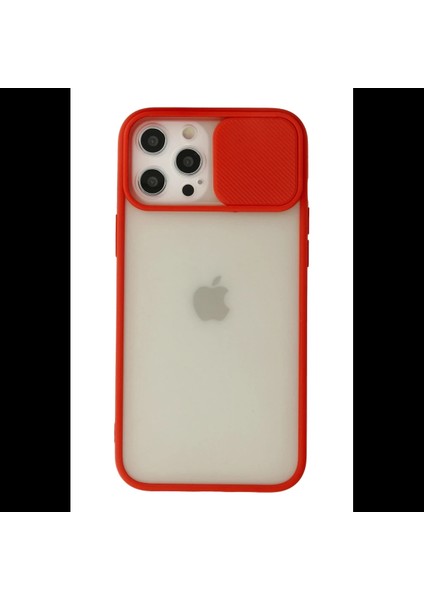 iPhone 12 Pro Max Kılıf Palm Buzlu Kamera Sürgülü Silikon