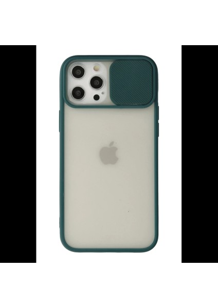 iPhone 12 Pro Max Kılıf Palm Buzlu Kamera Sürgülü Silikon