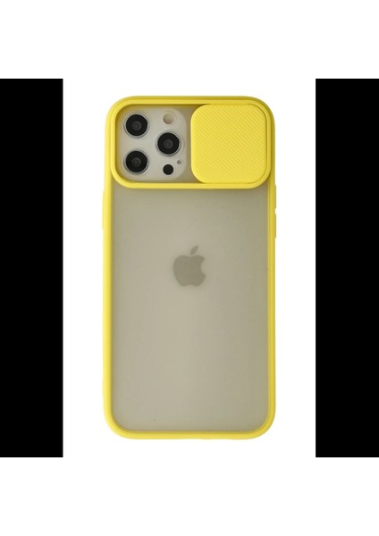 iPhone 12 Pro Max Kılıf Palm Buzlu Kamera Sürgülü Silikon