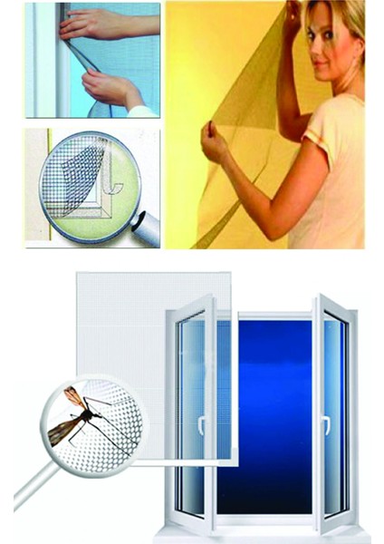 Pencere Cam Sinekliği ( 150 cm x 100 Cm. ) (4887)