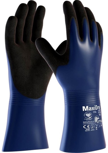 Maxidry® Plus™ 56-530 Kimyasal Iş Eldiveni Takımı No:10