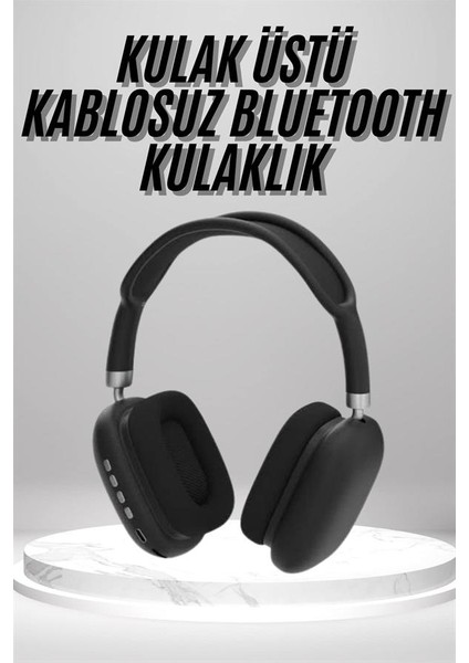 Ds-Derin Kulak Üstü Kablosuz Bluetooth Kulaklık Yumuşak Süngerli Sd Kart Girişli fiyatları