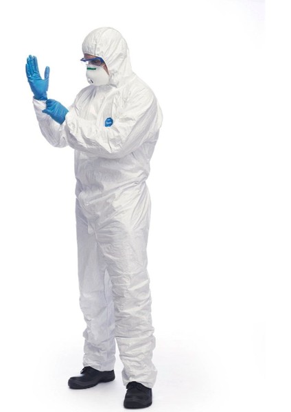 Tyvek® 500 Xpert Başlıklı Kimyasal Koruyucu Tek Kullanımlıktulum L modelleri