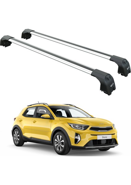 Kia Stonic Portbagaj Taşıyıcı Ara Atkisi - Ara Çubuk Paw Pro 2 Gri