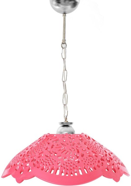 Fuşya Akrilik Avize Soft Pembe Modern Aydınlatma 35X35X12 cm fiyatları