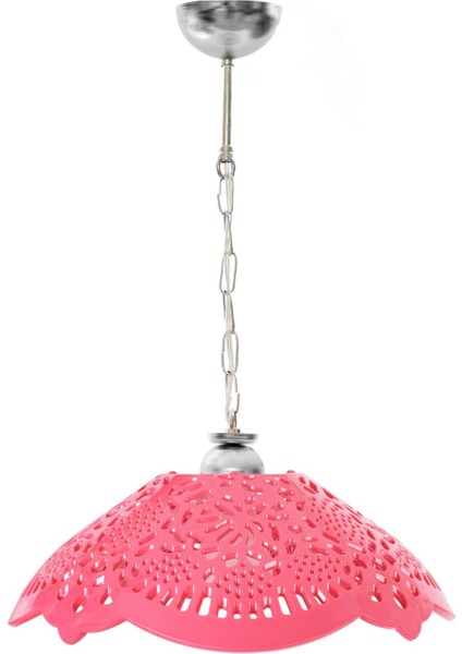 Fuşya Akrilik Avize Soft Pembe Modern Aydınlatma 35X35X12 cm modelleri