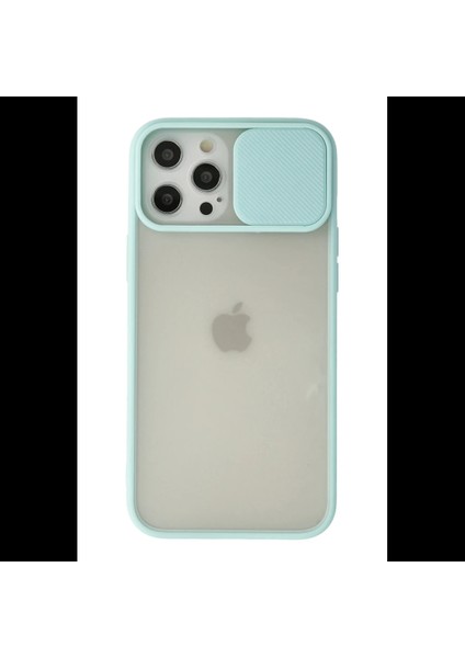 iPhone 12 Pro Max Kılıf Palm Buzlu Kamera Sürgülü Silikon