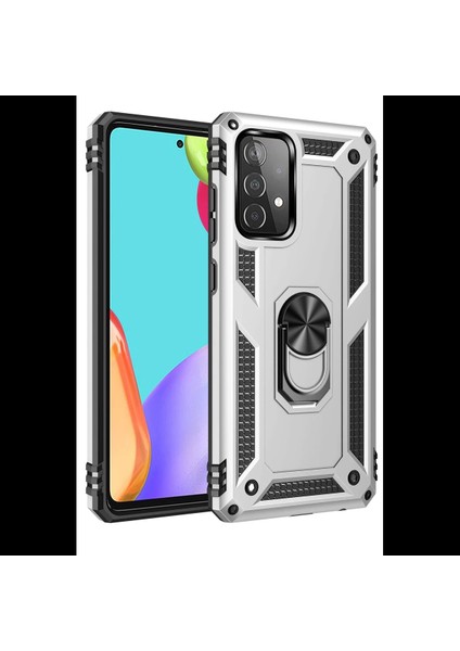 Samsung Galaxy A53 5g Kılıf Sofya Yüzüklü Silikon Kapak