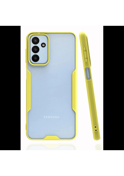 Samsung Galaxy A04S Kılıf Platin Silikon - Sarı