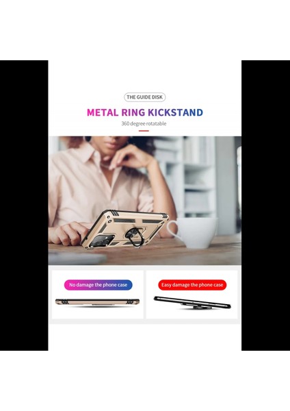 Samsung Galaxy A52 Kılıf Sofya Yüzüklü Silikon Kapak