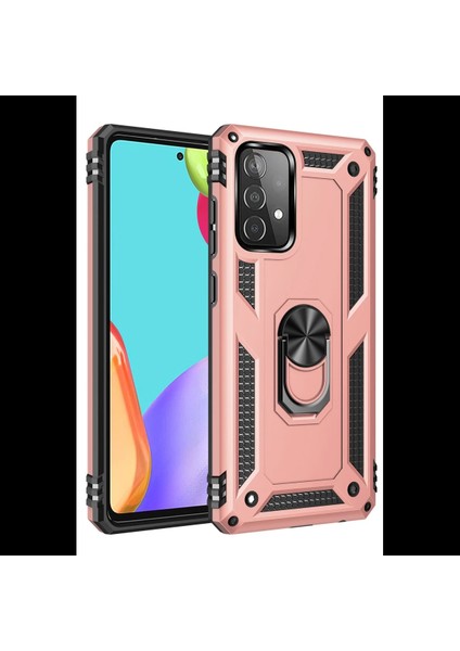 Samsung Galaxy A53 5g Kılıf Sofya Yüzüklü Silikon Kapak