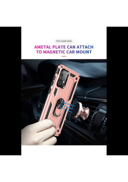 Samsung Galaxy A53 5g Kılıf Sofya Yüzüklü Silikon Kapak