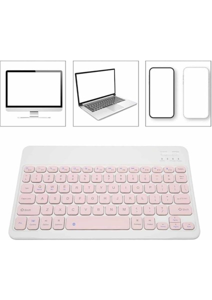 Ds-Derin Bluetooth Şarj Edilebilir Mini Q Klavye Kablosuz Taşınabilir modelleri