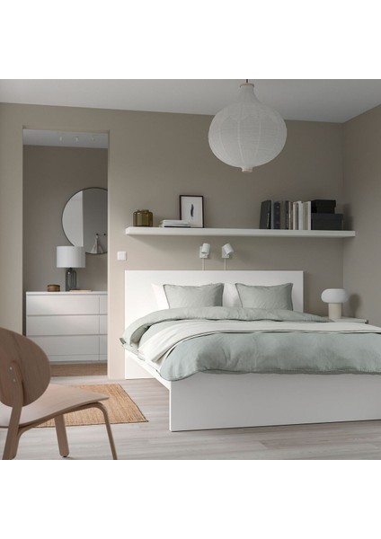 Çift Kişilik Karyola, Beyaz, 160X200 Cm, Ekstra Sert fırsatları