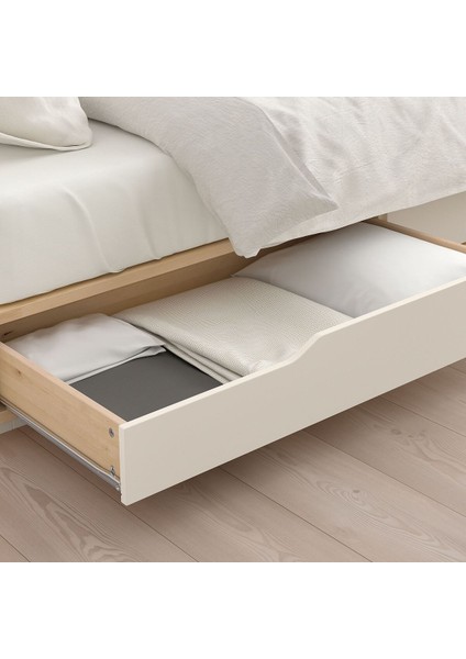 Çift Kişilik Baza, Huş, 140X200 Cm, 4 Çekmeceli fiyatları