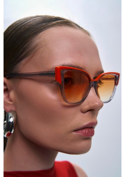 Misty Grey Orange Güneş Gözlüğü fırsatları