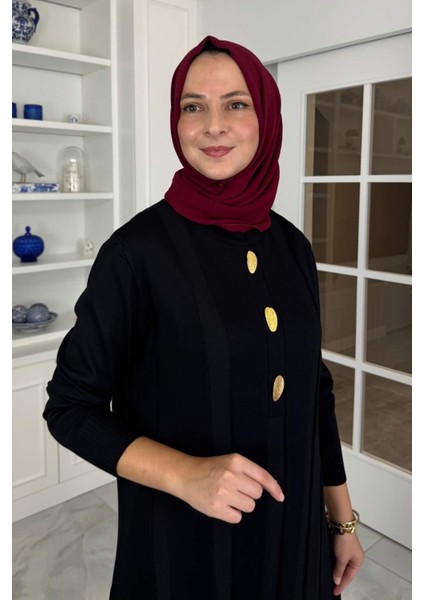 Yaprak Triko Elbise Siyah fiyatları