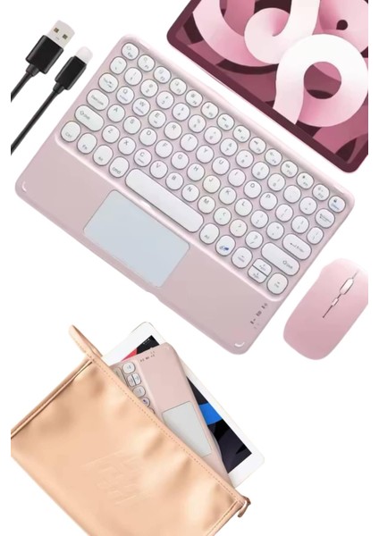 Ds-Derin Bluetooth Touchpad Klavye Ultra Ince Taşınabilir Q Klavye fırsatları