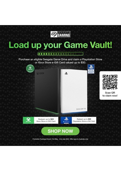 Game Drive for PlayStation® Mavi Led'e Sahip 5TB Taşınabilir Depolama HDD + 3 Yıl Seagate Data Kurtarma Garantisi(STLV5000200) indirimleri