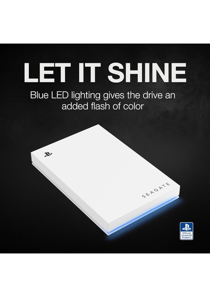 Game Drive for PlayStation® Mavi Led'e Sahip 5TB Taşınabilir Depolama HDD + 3 Yıl Seagate Data Kurtarma Garantisi(STLV5000200)