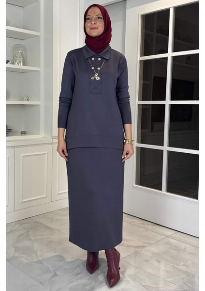 Sare Triko Takım Antrasit