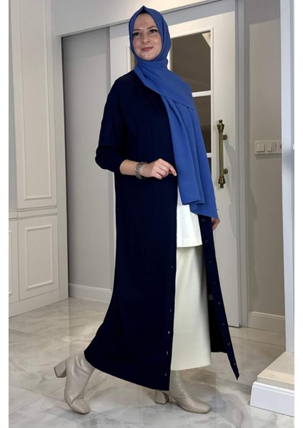 Ferace Triko Hırka Lacivert modelleri