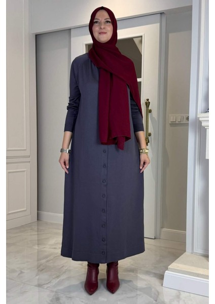 Ferace Triko Hırka Antrasit