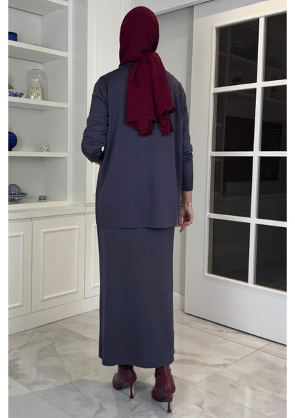 Sare Triko Takım Antrasit indirimleri