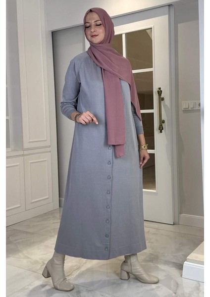 Ferace Triko Hırka Gri modelleri