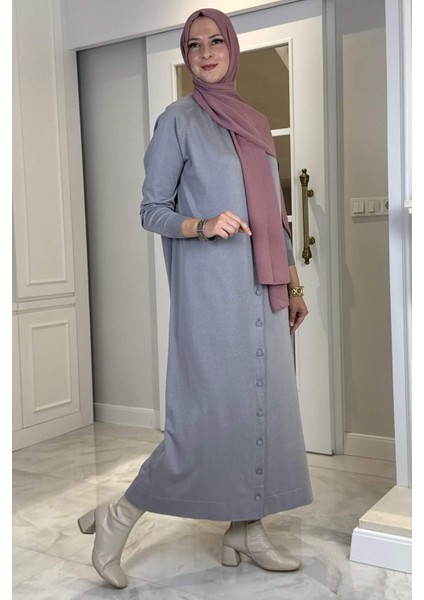 Ferace Triko Hırka Gri indirimleri