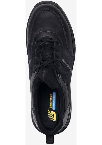 Erkek Siyah Hakiki Deri Casual Ayakkabı 3K1UA16331