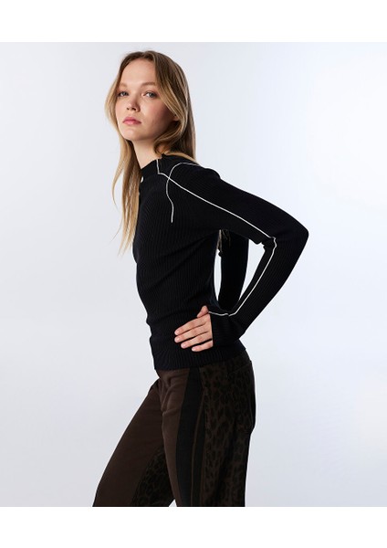 Kontrast Dikişli Triko TW6250050218001