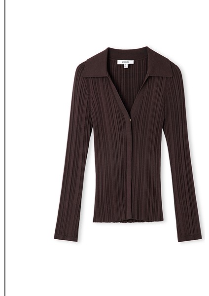 Gömlek Yaka Ribanalı Triko IW6250050429074 indirimleri