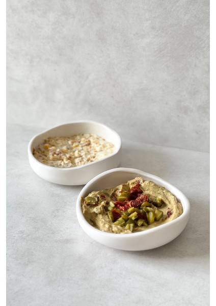 2'li Seramik Amorf Meze Tabağı (15 Cm) fırsatları