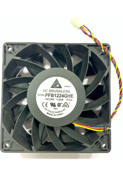 PFB1224GHE ,120X38MM 24VDC 218-CFM 4-Kablo Fan