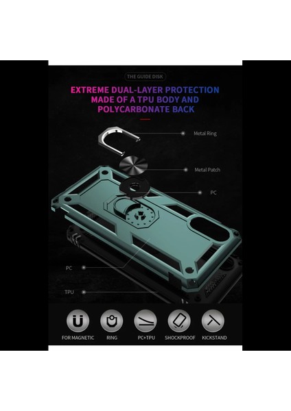 Samsung Galaxy A02 Kılıf Sofya Yüzüklü Silikon Kapak