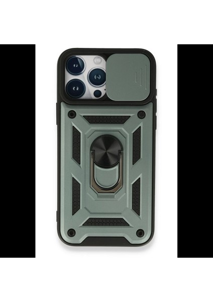 iPhone 15 Pro Max Kılıf Pars Lens Yüzüklü Silikon