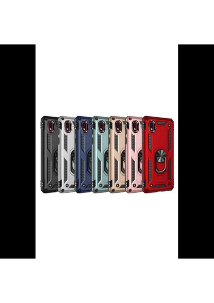 Samsung Galaxy A01 Core Kılıf Sofya Yüzüklü Silikon Kapak