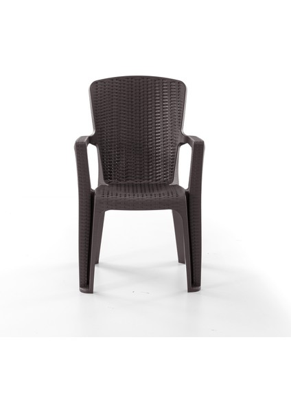 Side 2'li Rattan Sandalye Kahve fiyatları