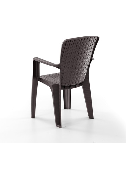 Side 2'li Rattan Sandalye Kahve fırsatları