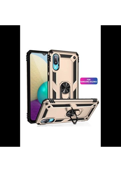 Samsung Galaxy A02 Kılıf Sofya Yüzüklü Silikon Kapak fiyatları